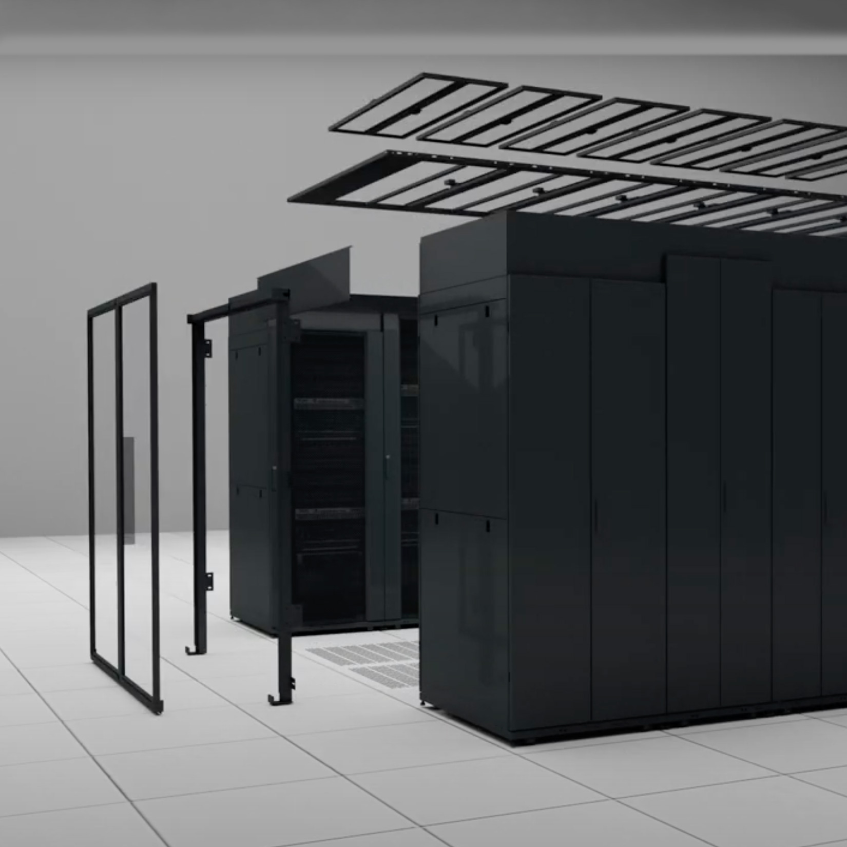 Enconnex hot and cold aisle containment